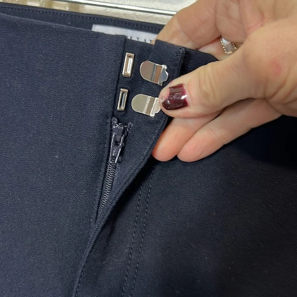 MM Lafleur Navy Foster Pant - Power Stretch Pant Size 8 - Picture 5 of 13